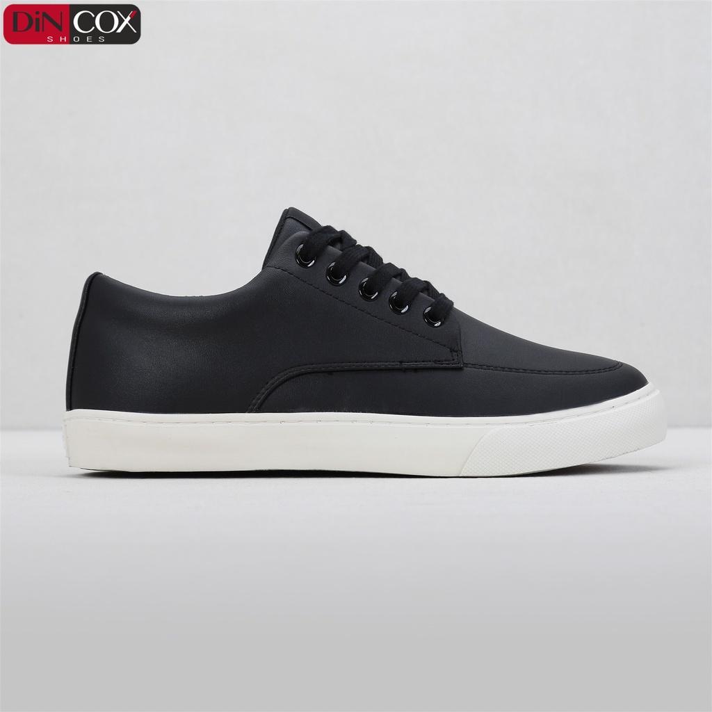 Giày Sneaker Da Nam DINCOX D06 Thể Thao, Năng Động Black