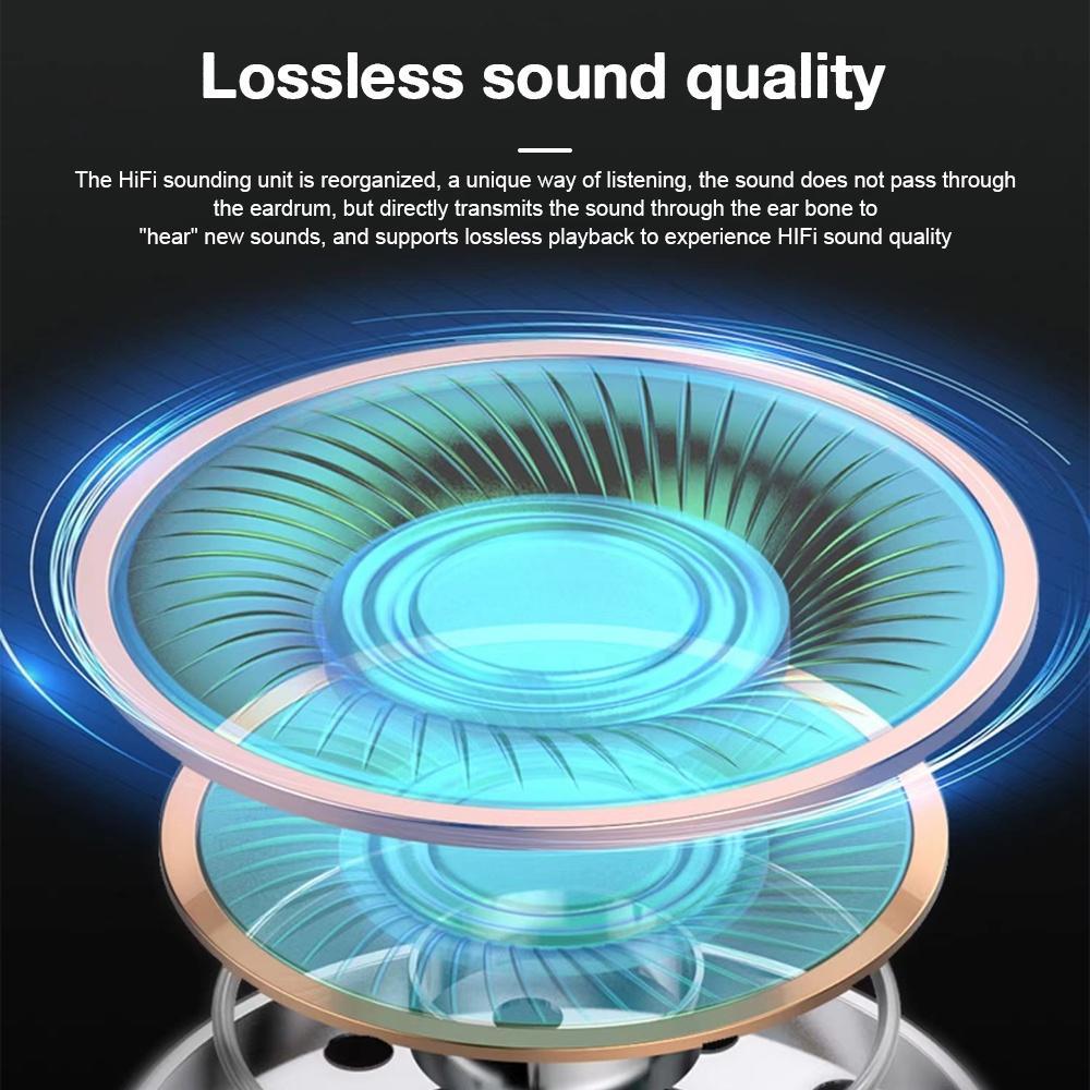 Tai nghe không dây VIRWIR S3 TWS dạng kẹp màn hình LED kỹ thuật số chuyên dụng để lái xe