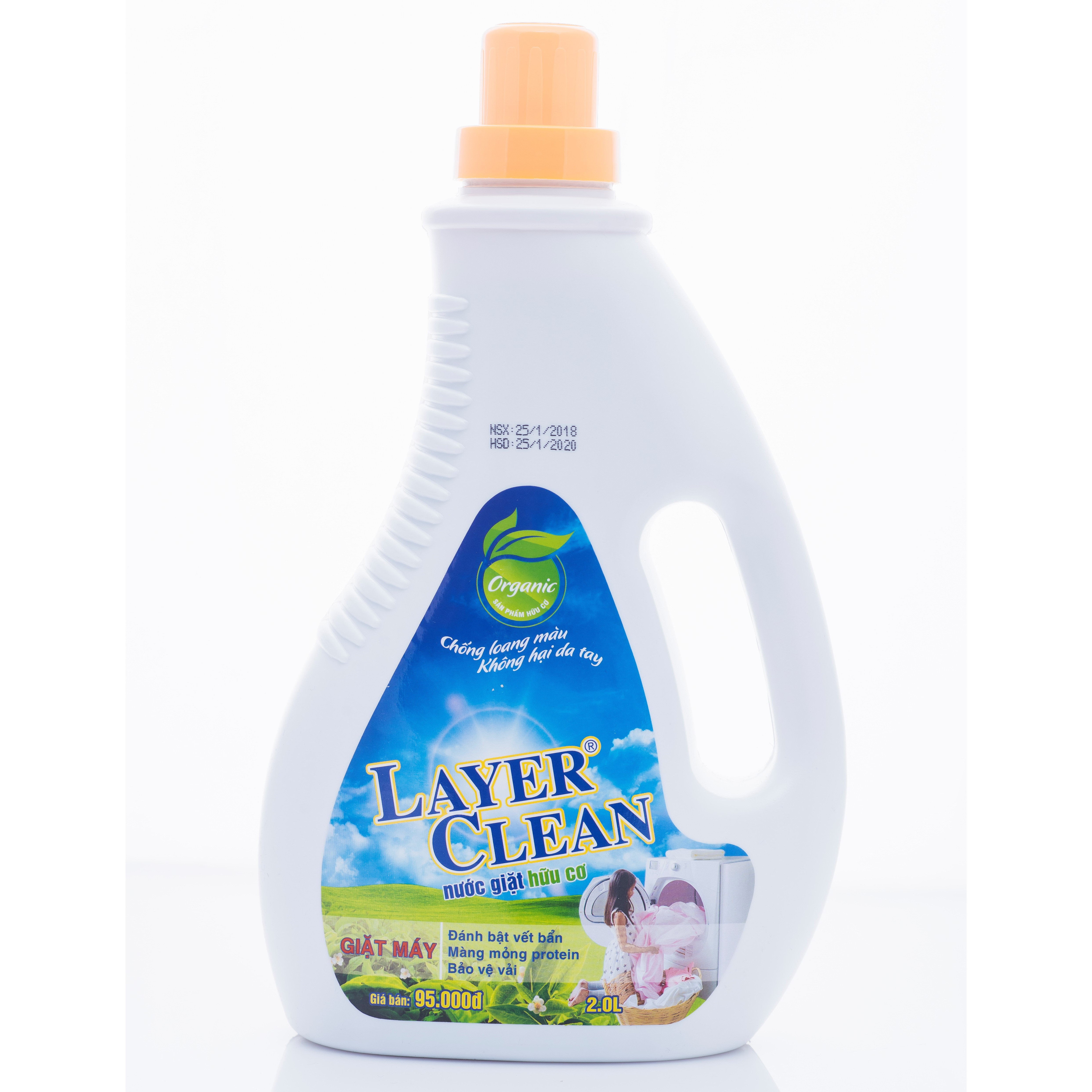 Nước giặt hữu cơ Layer Clean 2 lít hương gió biển