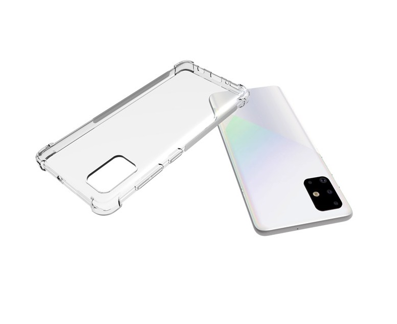 Ốp lưng silicon dẻo trong chống sốc dành cho Samsung A71