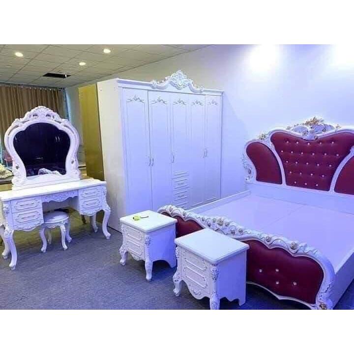 combo bộ giường tủ tân cổ điển 03