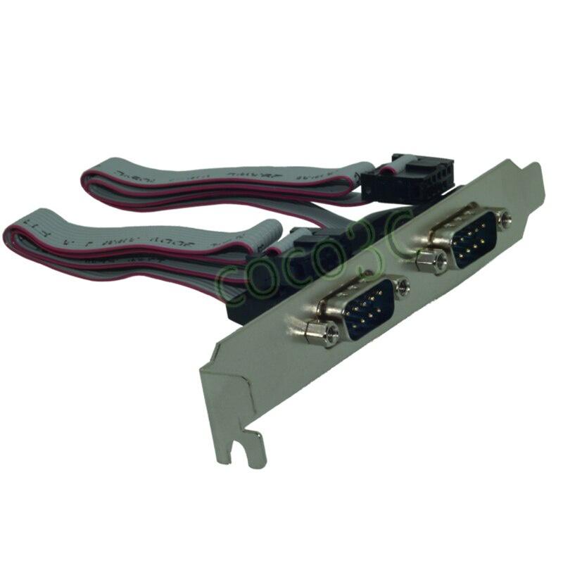 Dây Cáp Chuyển Đổi Hai Đầu DB9 Sang Ổ Cắm Cho Bo Mạch Chủ COM 9Pin