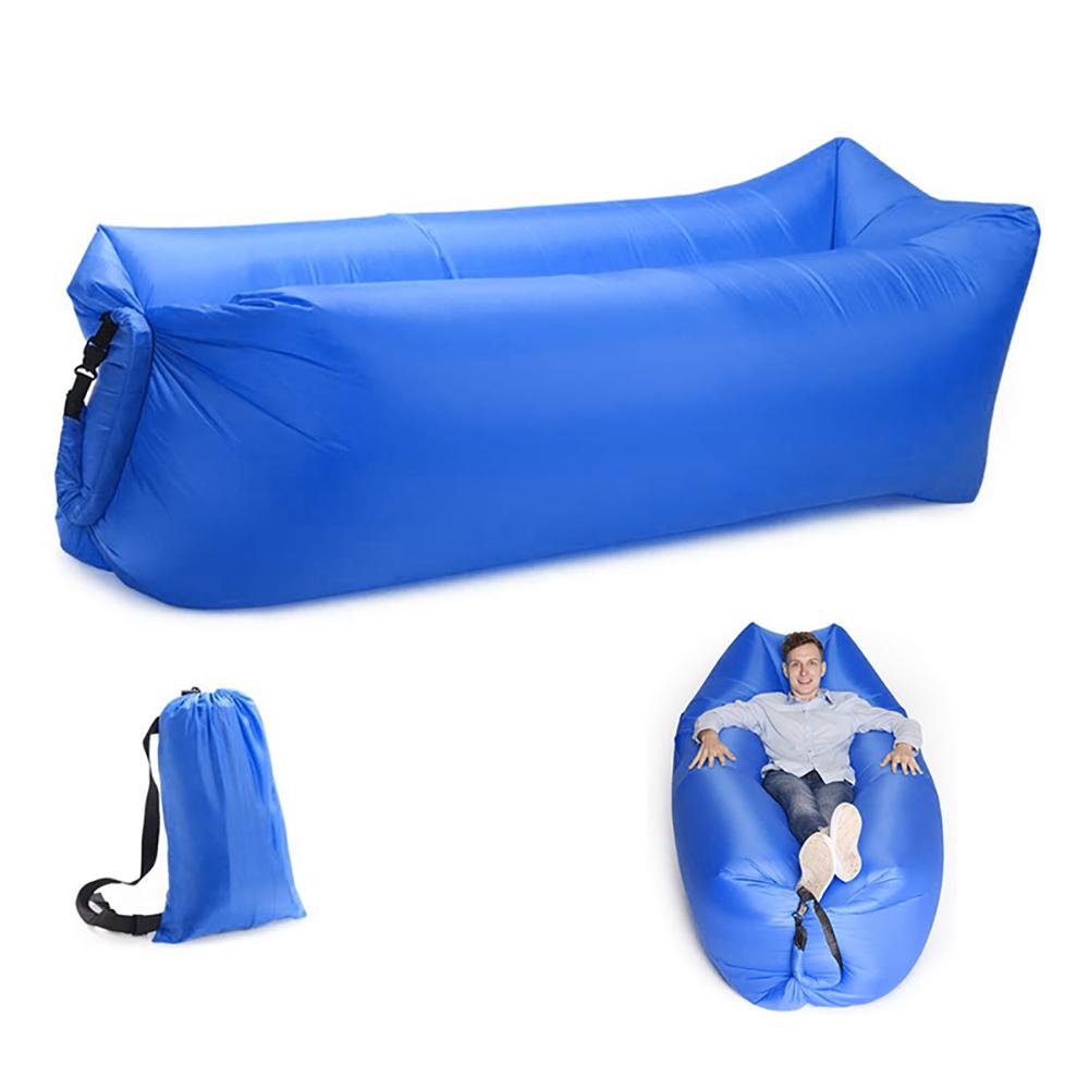 Cắm Trại Bơm Hơi Sofa Túi Ngủ Lười Túi 3 Mùa Giải Siêu Nhẹ Xuống Không Giường Bơm Hơi Sofa Cao Cấp Tay Lửng Trang Bị Cắm Trại