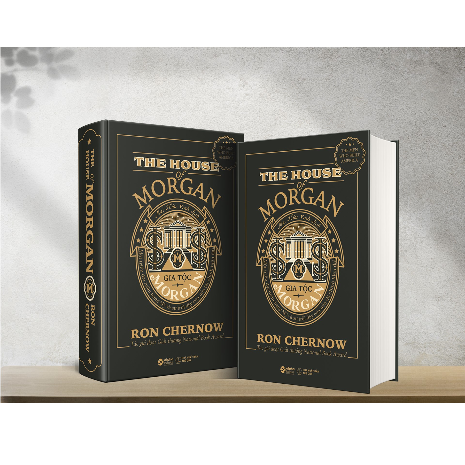 Trạm Đọc Official |  Bộ 2 Cuốn Về Hai Gia Tộc Lừng Lẫy : Gia Tộc Morgan + TiTan - Gia Tộc Rockefeller (Bìa Đen)