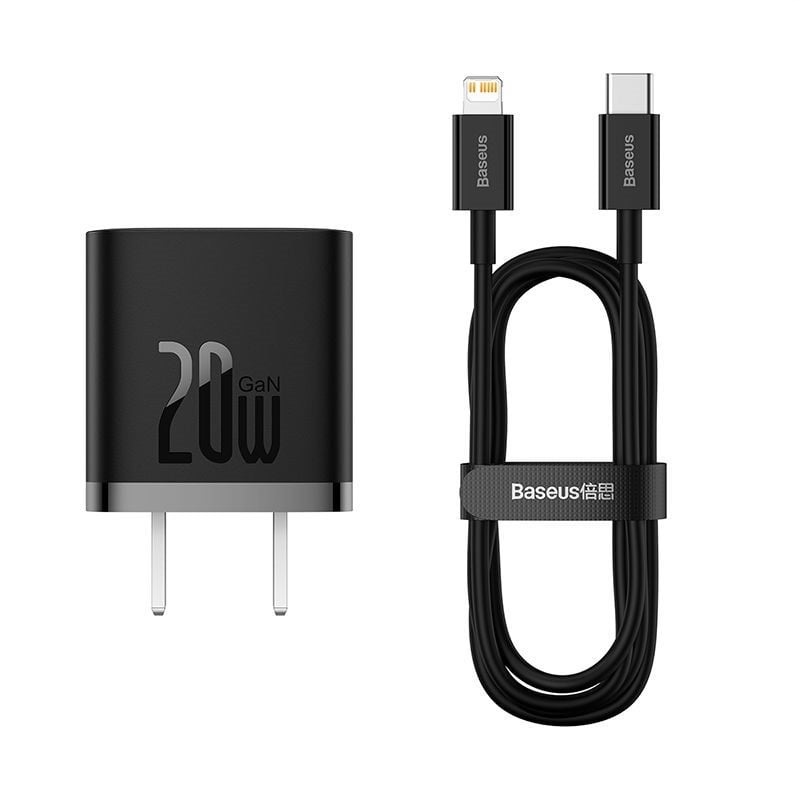 Củ sạc nhanh Baseus GaN5 Fast Charger 1C 20W