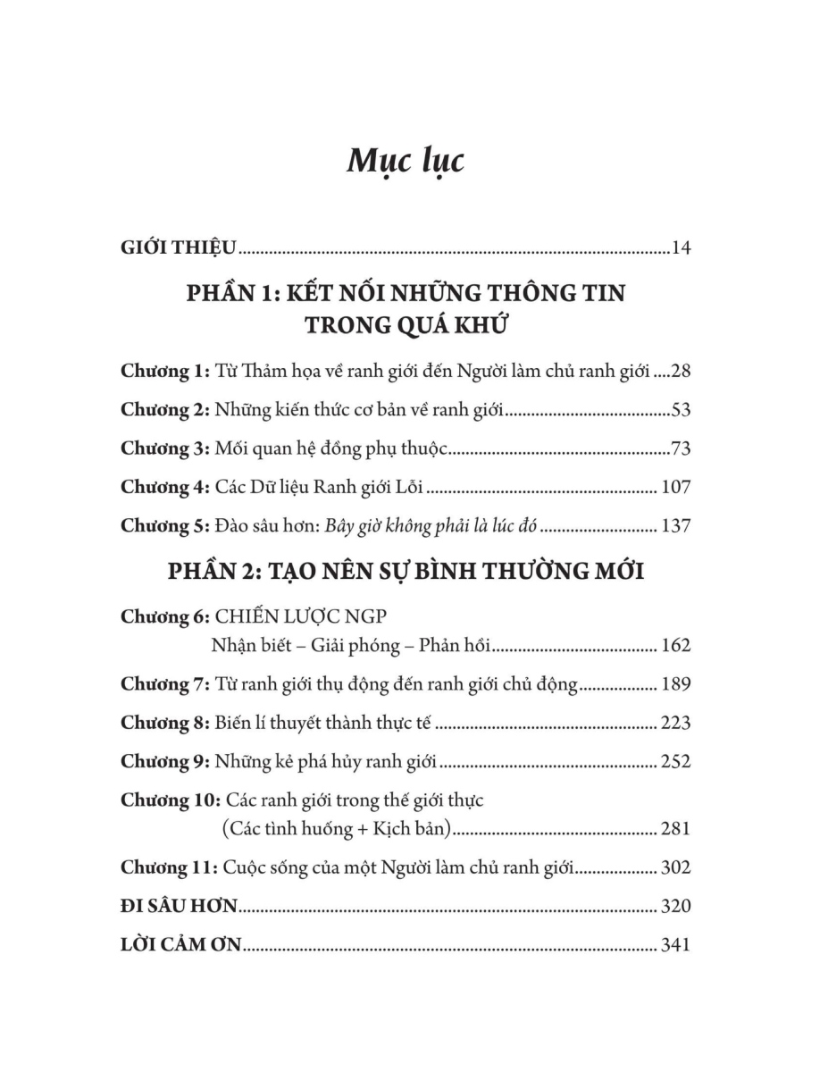Làm Chủ Ranh Giới - Dám Nói Thật, Được Nhìn Nhận Và Sống Đời Tự Do_ML