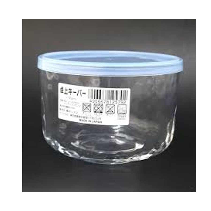 Bộ 3 hộp đựng có nắp màu xanh bằng thủy tinh kim cương thiết kế sang trọng - Hàng nội địa Nhật