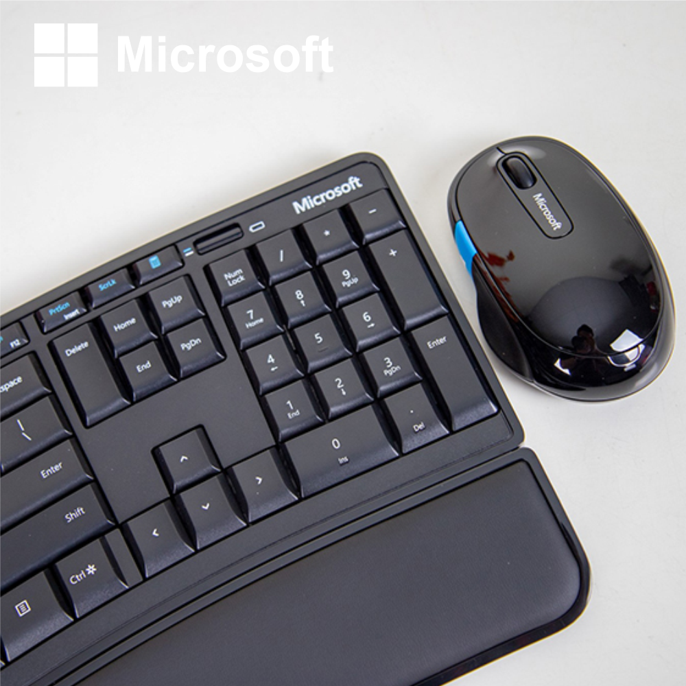 Bộ Bàn Phím Và Chuột Không Dây Wireless Microsoft Sculpt Comfort - Hàng Chính Hãng