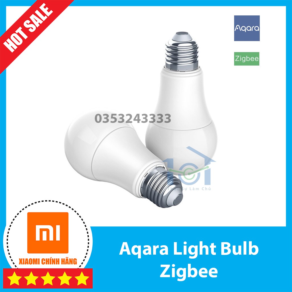 Bóng đèn thông minh Aqara LED Bulb 9W - Kết nối Zigbee - Hỗ trợ AppleHomekit.