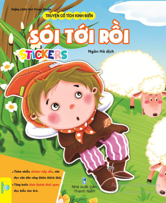 Sách - Combo 8 Cuốn Truyện Cổ Tích Kinh Điển Stickers - Ndbooks