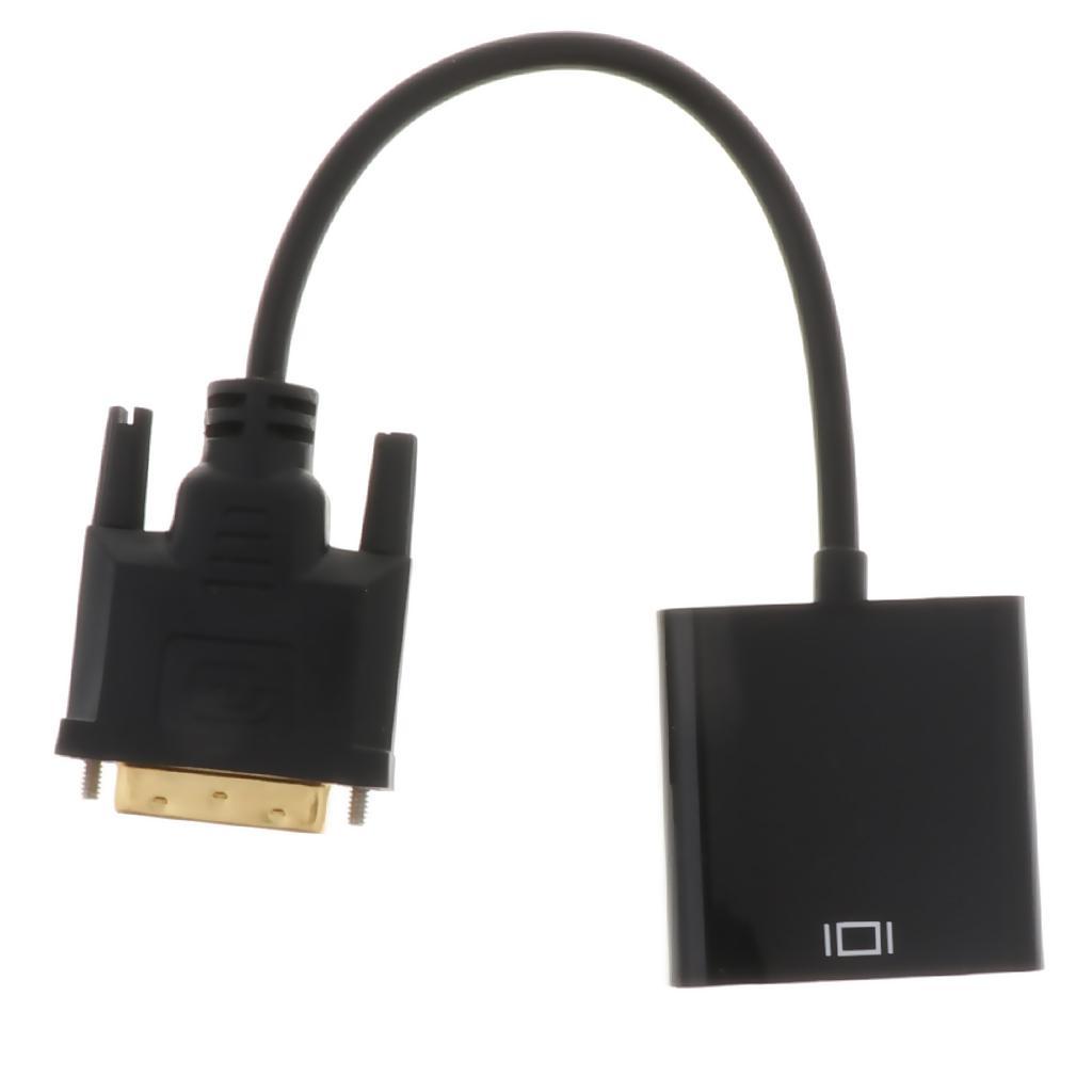 12cm 24+1 Pin  Male to Female VGA Adapter Cable for Computer Monitor