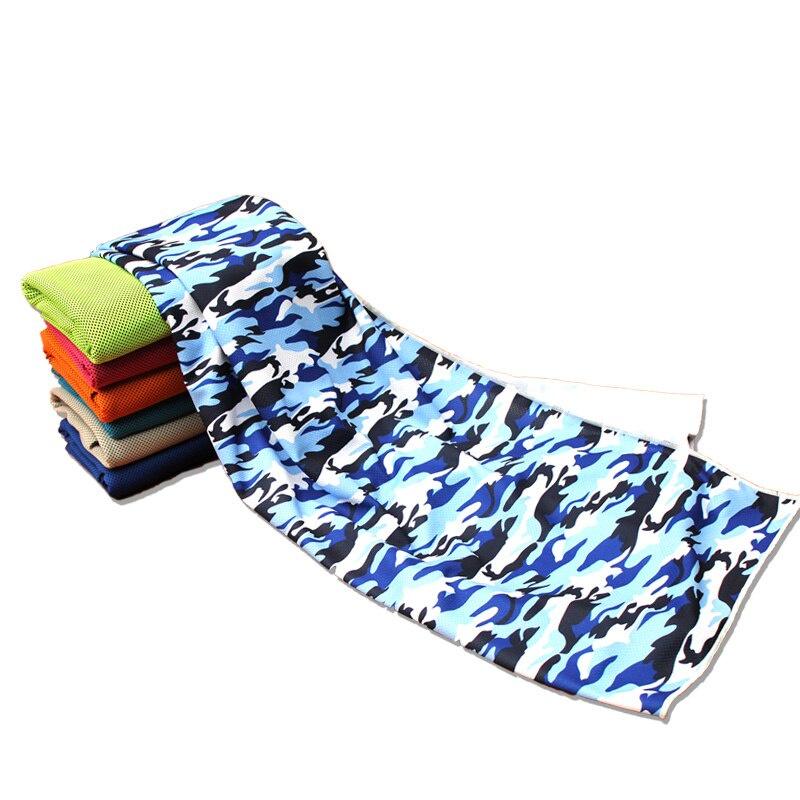 Gym Club Yoga Sports Cold Washcloth Colors Unisex Running Football Basketball Quick Dry Towel Cooling Ice Beach Towel Summer