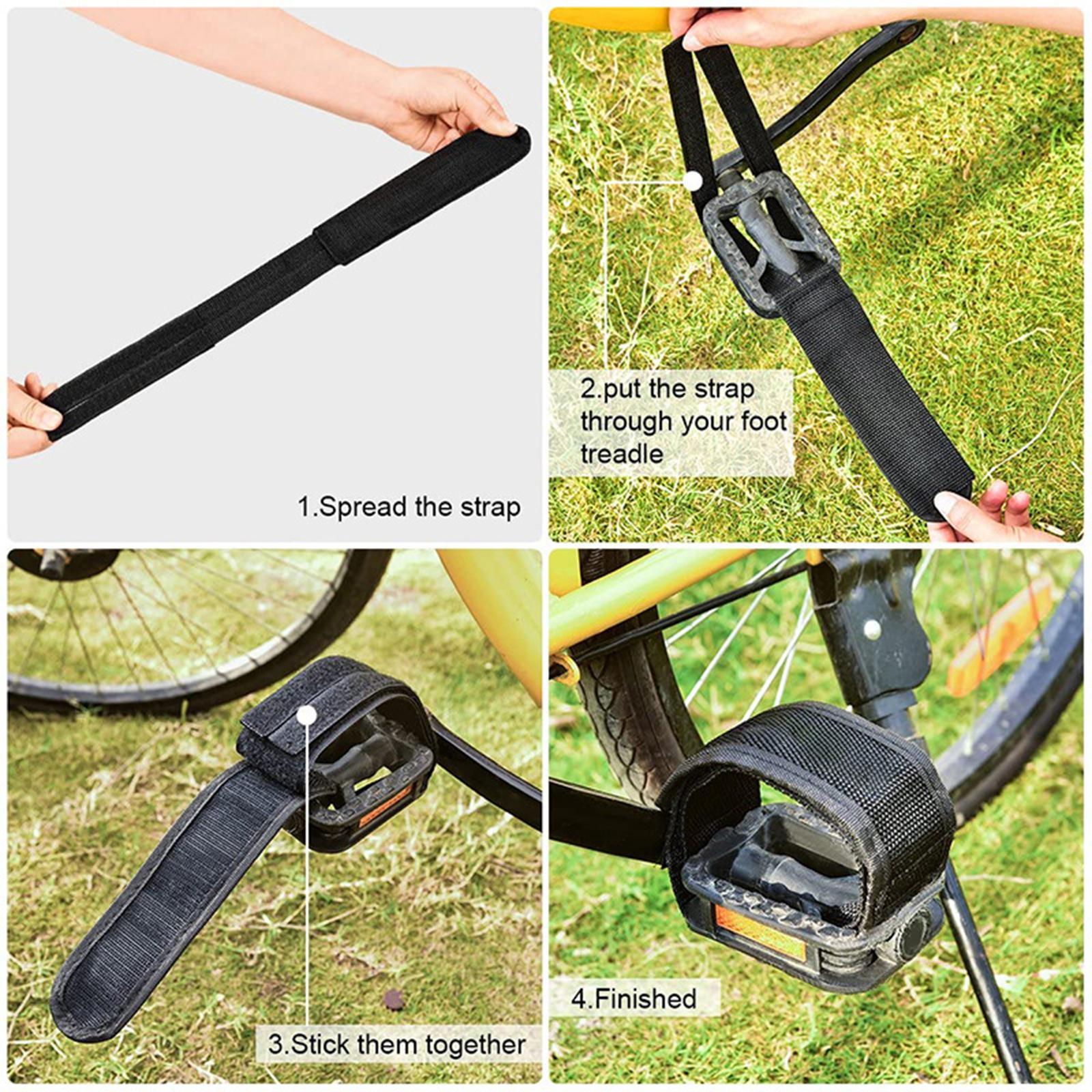 Bike Pedal Straps Belt Universal for Fixed Gear Stationary Exercise Bike