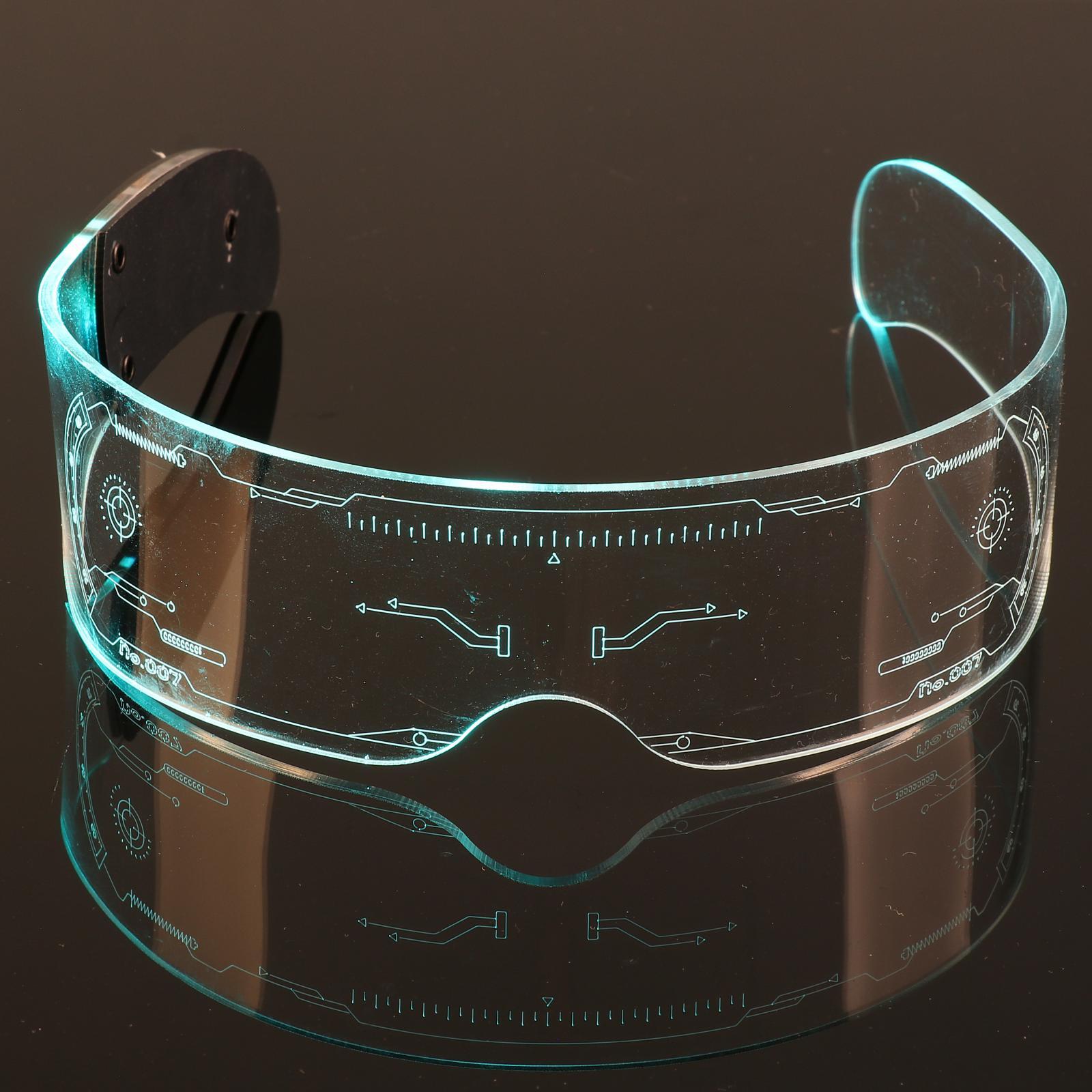 LED Wireless Glasses Light Up Glow Sunglasses Eyewear Shades for Nightclub