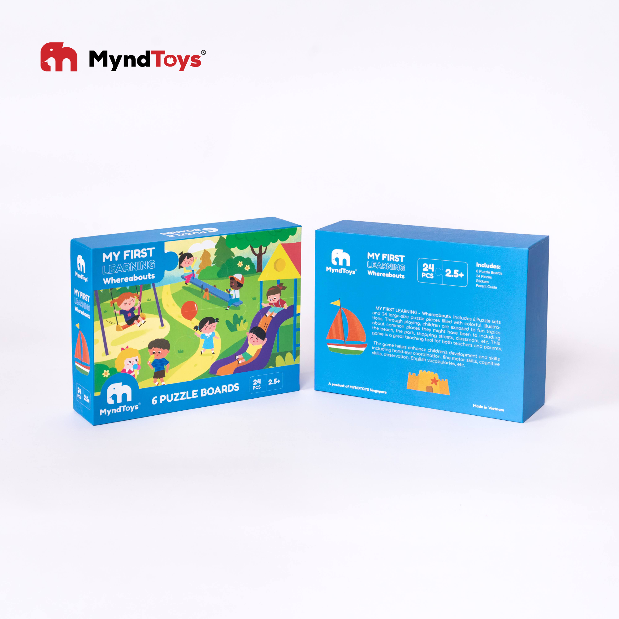 Đồ Chơi Giáo Dục Myndtoys My First Learning - Whereabouts - Dành Cho Các Bé Trên 2.5 Tuổi