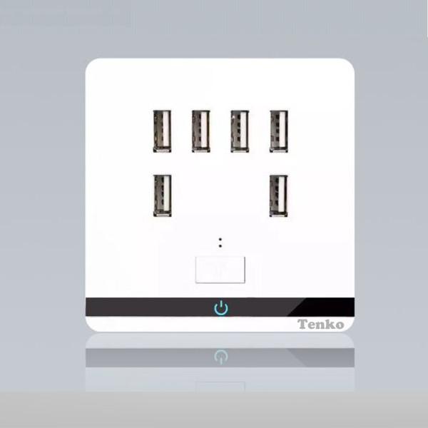 Ổ Cắm USB Âm Tường 6 Cổng Cao Cấp TK-BS6U - Hàng Chính Hãng