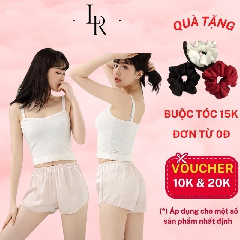 Quần Đùi Nữ Mặc Nhà LARI (45-65kg), Quần Sooc Nữ Chất Vải Lụa Satin Hàn Quốc Hàng Thiết kế Cao Cấp, mềm mịn, thoáng mát