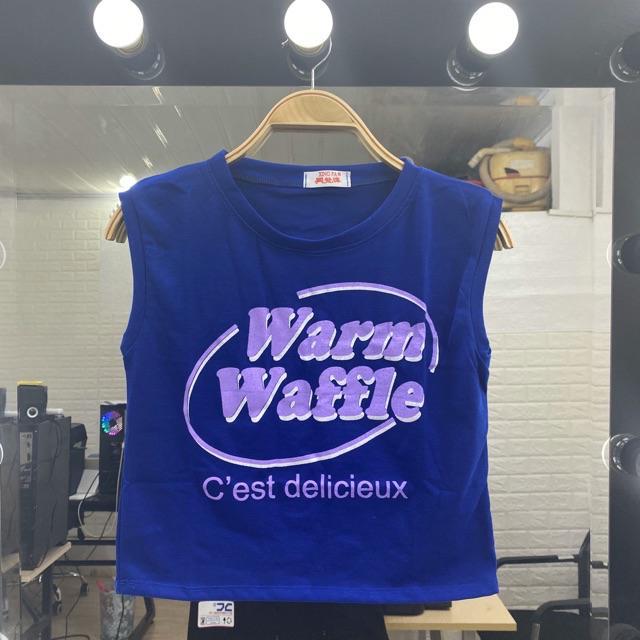 Áo croptop tanktop nữ dưới 60kg - Warm Waffle