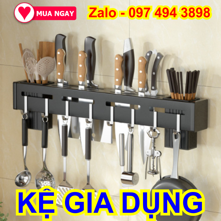 kệ dao, kệ inox nhà bếp đa năng vắt dao kéo, treo đồ gia dụng nhà bếp, hộp đựng đũa muỗng thông minh