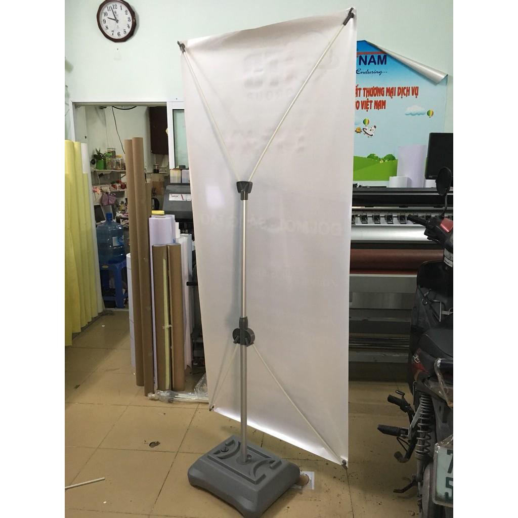 Standee Đế Nước, Giá Kệ X Cản Gió 60x160cm-80x180cm