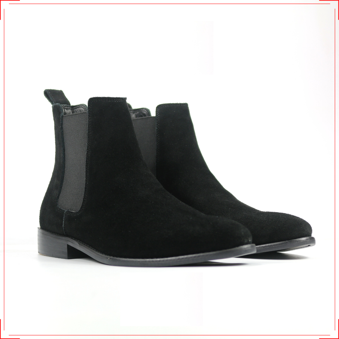 Chelsea Boots Nam Da Lộn Cao Cấp Thời Trang Sang Trọng Bảo Hành 12 Tháng