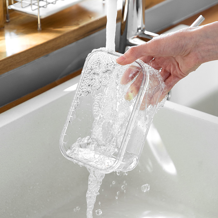 Bộ 3 hộp nhựa cao cấp đựng thực phẩm viền silicone kín khí