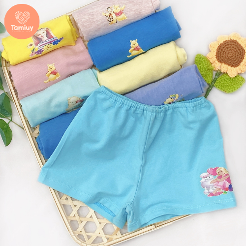 Quần Chip Đùi Dành Cho Bé Gái Tamiuy Size Nhí Chất Liệu Cao Cấp Thoải Mái Dễ Chịu Mềm Mại Set 3 Cái