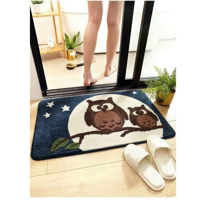 Thảm chùi chân lông cừu cao cấp hàng loại 1 họa tiết hoạt hình