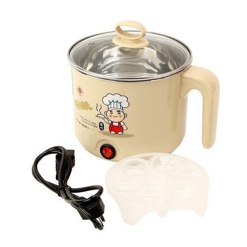 Nồi Nấu Mì Màu Đa Năng, Siêu Tốc 1,6 Lít - ca nấu lẩu nấu mì mini tiện dụng tại nhà