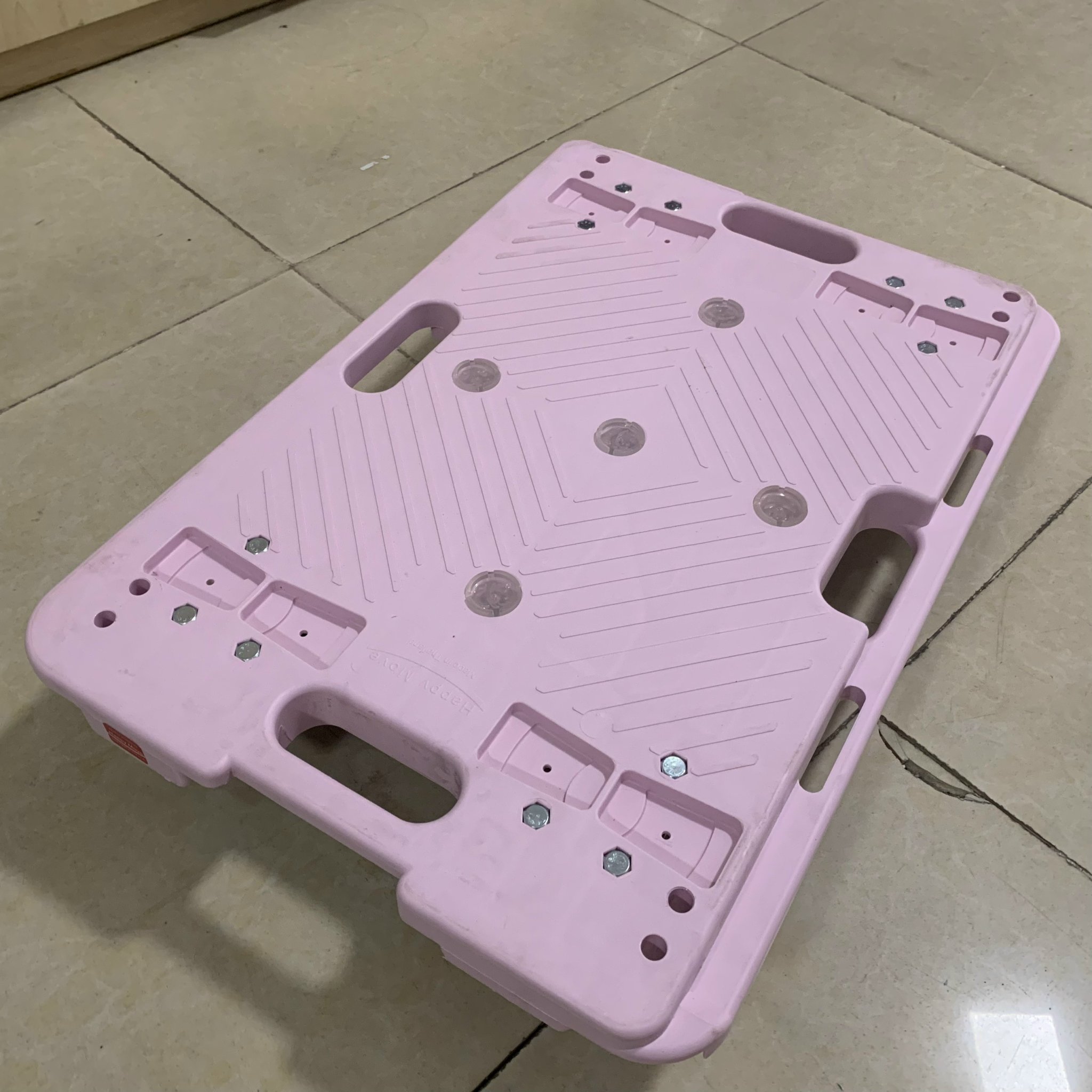 Xe đẩy dolly sàn nhựa fibertech pro-sakte nối được - Màu Pastel - tải trọng 100kg - Happy Move Thái Lan
