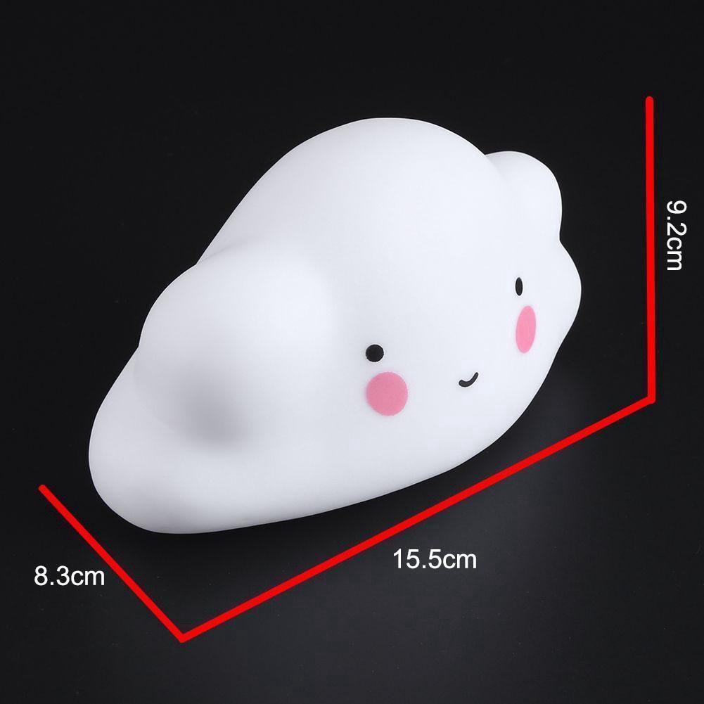 Đèn Ngủ Silicon Hình Thú Cho Bé, Đèn Ngủ Led Silicon Để Bàn Siêu Cute ( Kèm Pin)