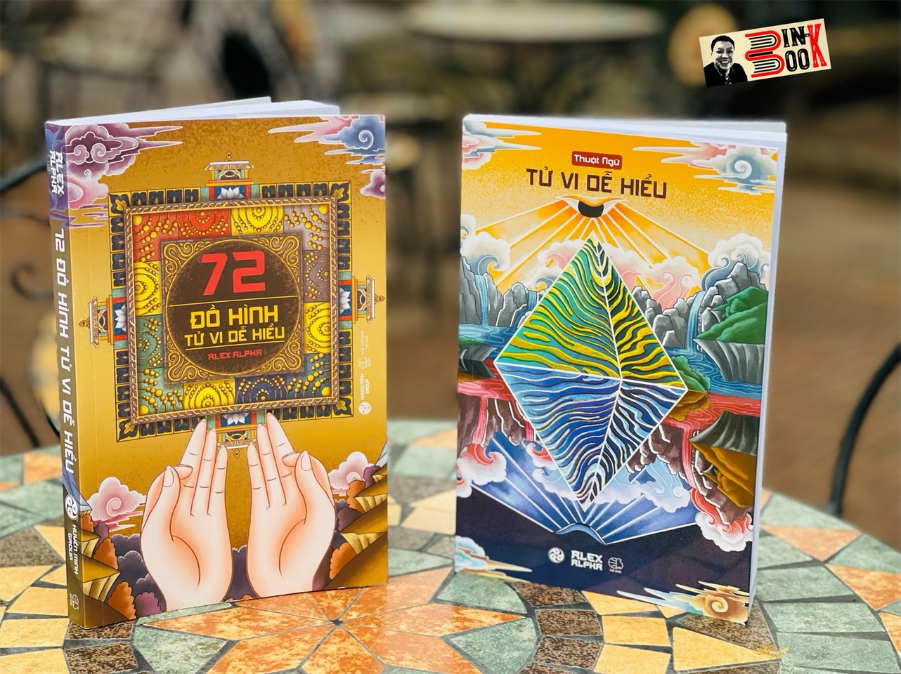 Combo2 cuốn THUẬT NGỮ TỬ VI DỄ HIỂU - 72 ĐỒ HÌNH TỬ VI DỄ HIỂU - Alex Alpha – Huyền Minh Group – NXB Thế Giới