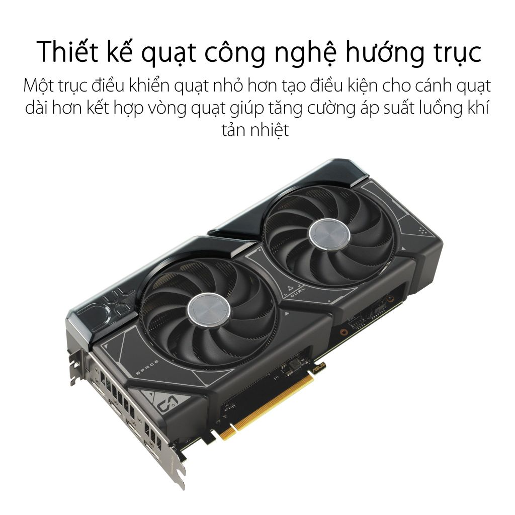 Card màn hình VGA ASUS Dual GeForce RTX 4070 OC Edition 12GB GDDR6X (DUAL-RTX4070-O12G) - Hàng chính hãng Viết Sơn phân phối