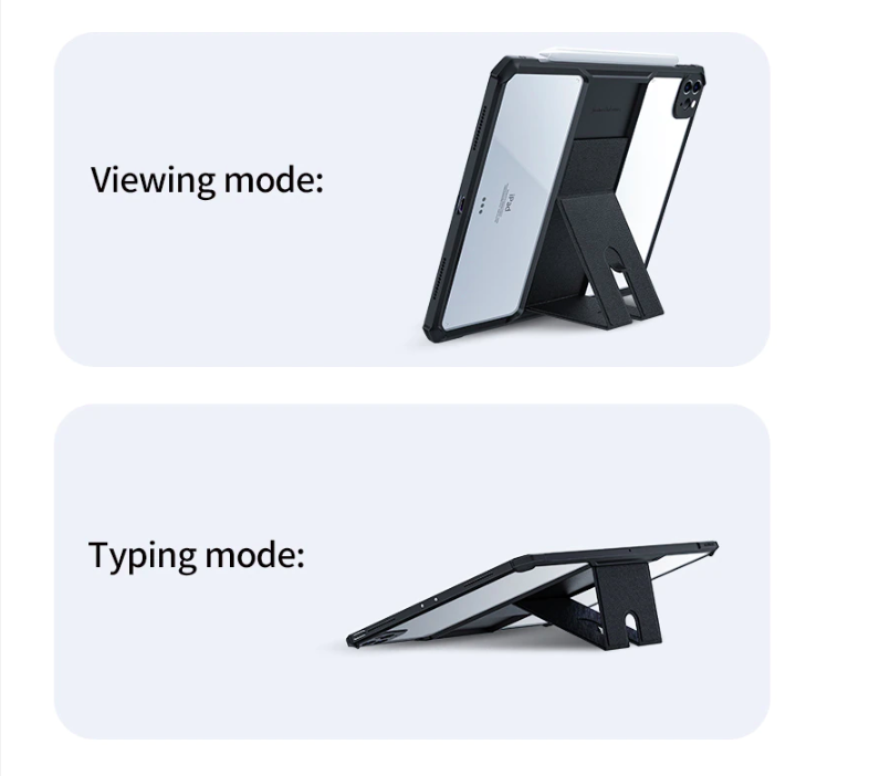 Ốp lưng chống sốc cho iPad Gen 10 10.9inch 2022 chính hãng XUNDD có giá đỡ 3 chế độ - Hàng chính hãng