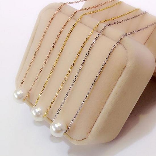 Dây chuyền nữ titan thời trang thép không gỉ trangsucpt có 3 màu sắc DCNUT26