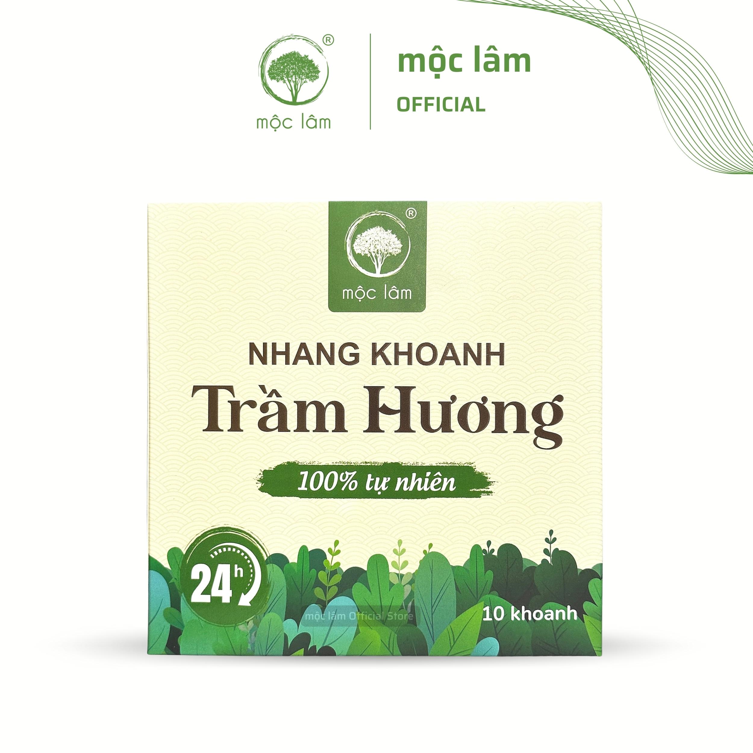 Nhang Khoanh Trầm Hương 24Giờ 10Khoanh MỘC LÂM Nhang Vòng 100% Tự Nhiên