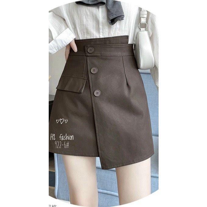 Chân váy da chéo hàng mỏng đẹp