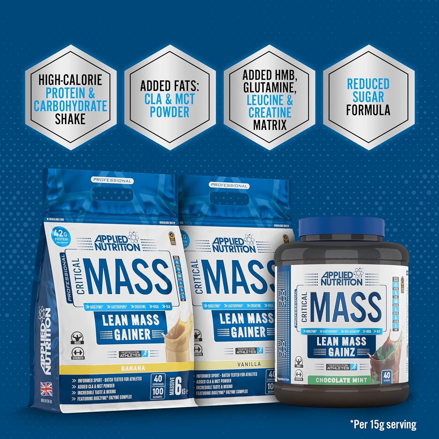 Critical Mass (40Serving) 6Kg Thực phẩm bổ sung Dinh Dưỡng Tăng Cân Nhanh Cao Cấp Cho Người Gầy