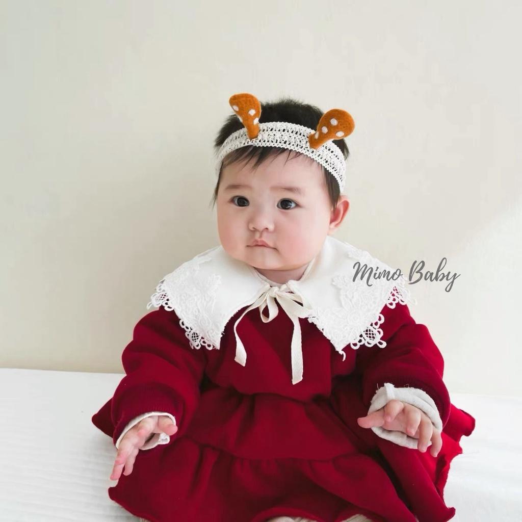 Băng đô turban hình tai thú đáng yêu cho bé Mimo baby BD36