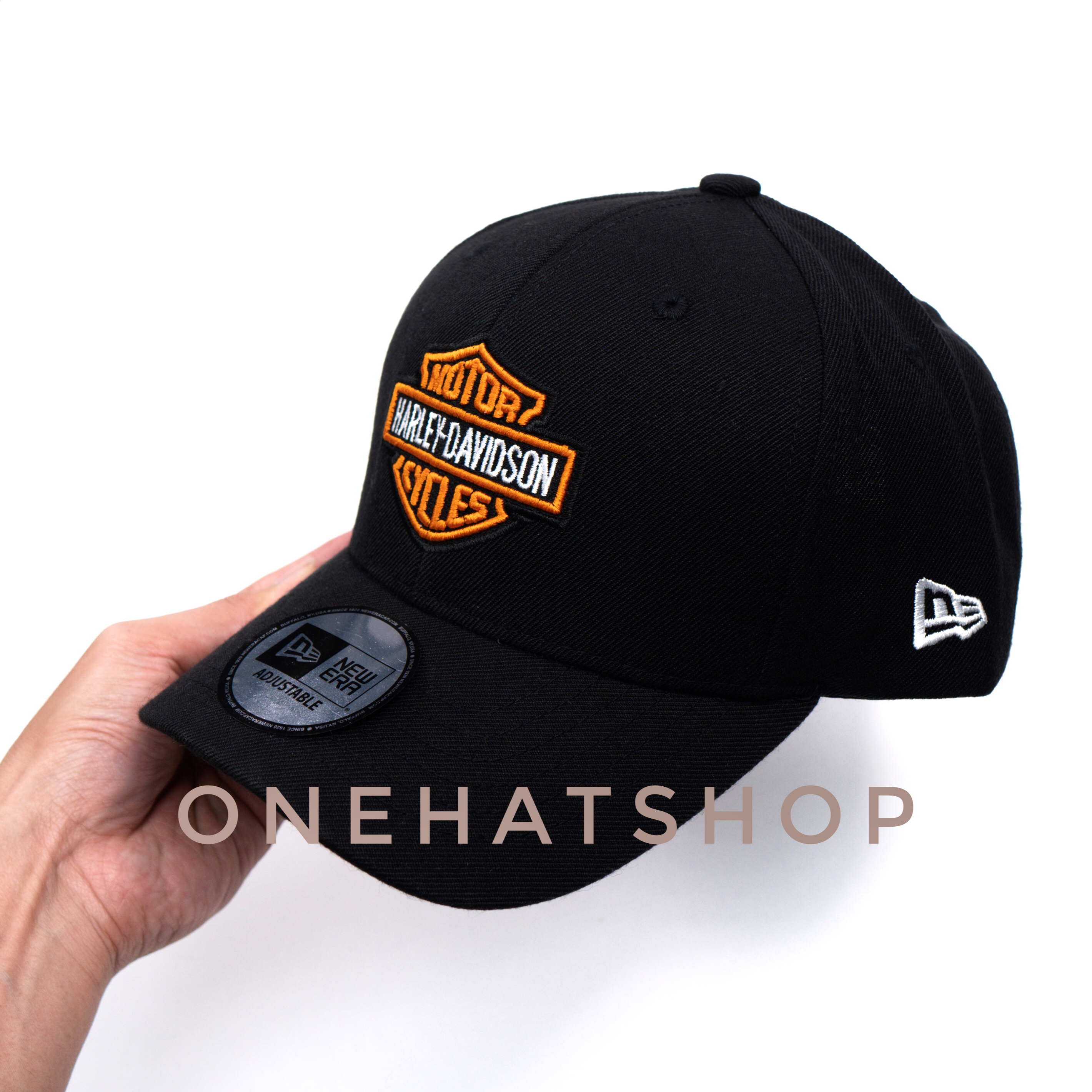 Nón lưỡi trai baseball cap logo Harley bản có tem ở vành nón fom cứng xịn đẹp