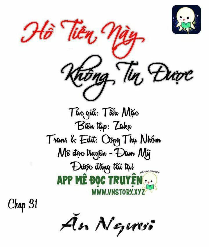 hồ tiên này không tin được chapter 31 1