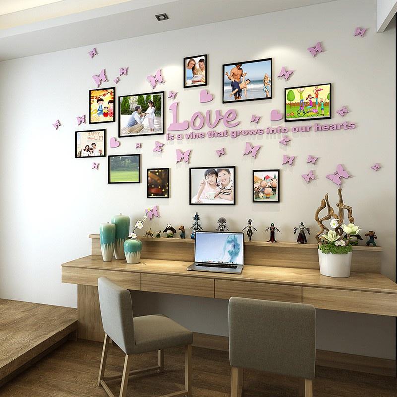 Tranh dán tường mica 3d decor khổ lớn khung ảnh lưu trữ khoảnh khắc trang trí phòng khách, phòng làm việc, phòng họp