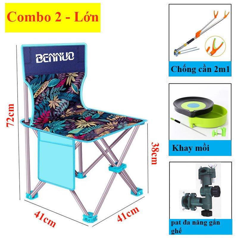 Ghế Xếp, Ghế Câu Cá Hạ Bích gấp gọn mini bỏ túi dễ dàng mang đi du lịch , dã ngoại KK-7