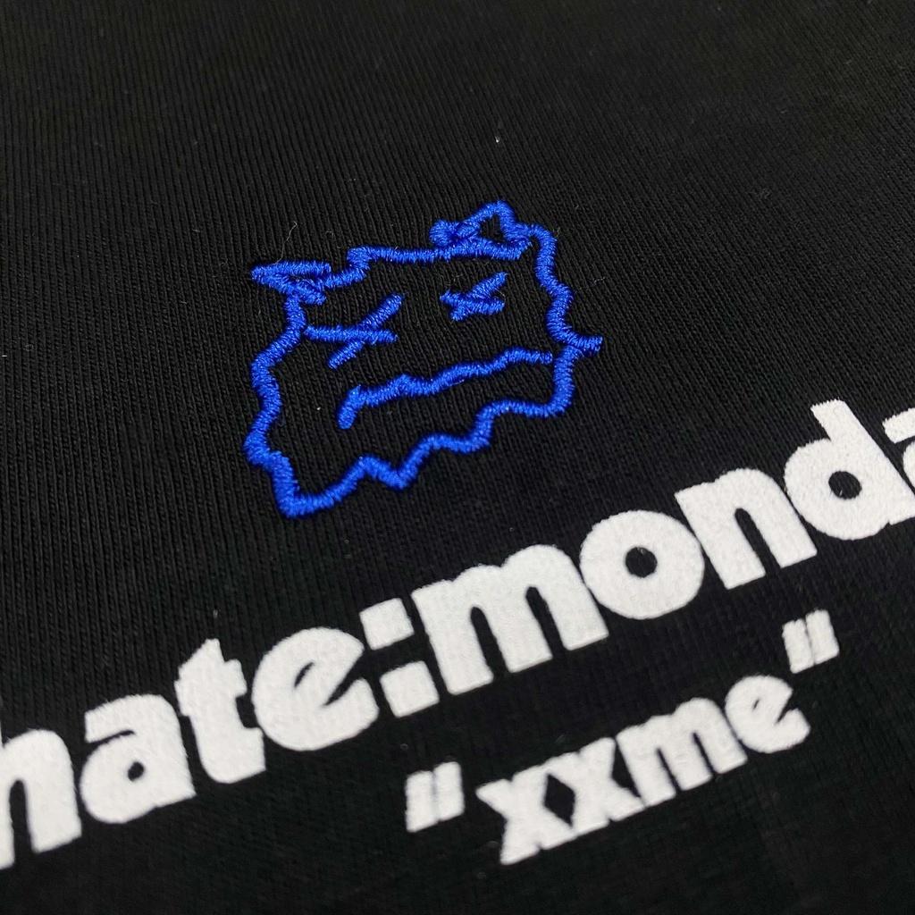 Áo thun XXME họa tiết Hate monday cao cấp màu đen - BLACK / WHITE / DARKGREEN