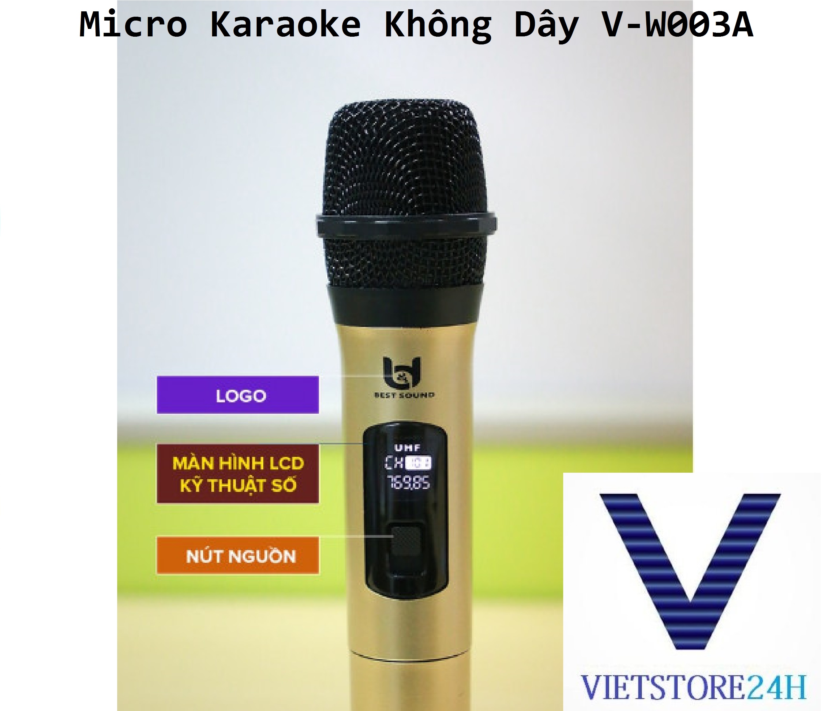 Micro Karaoke Không Dây V-W003A VT