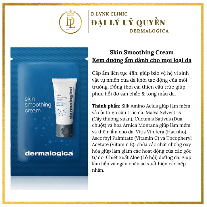 Kem dưỡng ẩm hồi phục da - Skin Smoothing Cream