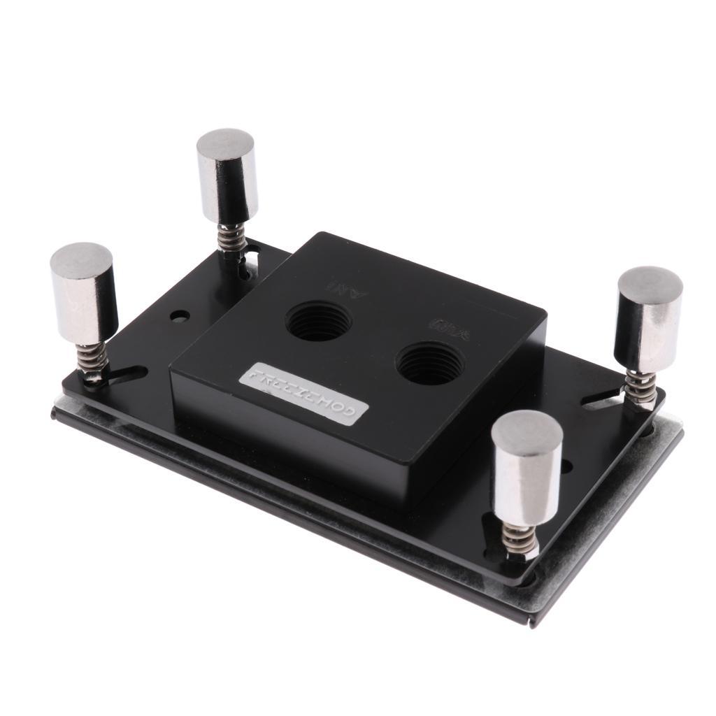Metal PC CPU Water Cooling Block Copper Base Cool Inner Channel