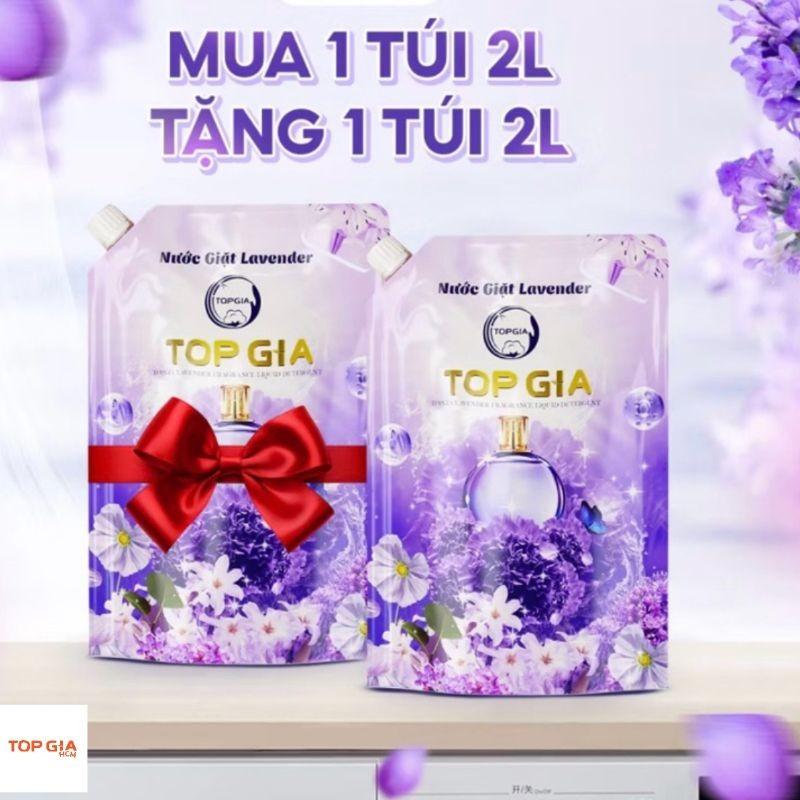 Nước Giặt MUA 1 TẶNG 1 TopGia 3in1, Lavender,Hoa Hồng,Dịu Nhẹ Sạch Vết Bẩn, Lưu Hương 72h - TopGia3in1 đa sắc