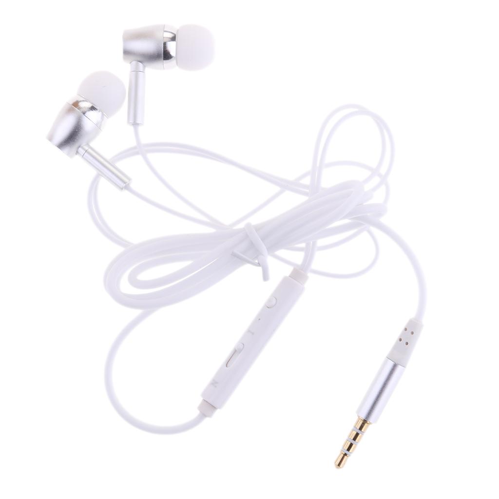Metal Luminous Headphones Earphone Headset In-Ear Earbud for Phones