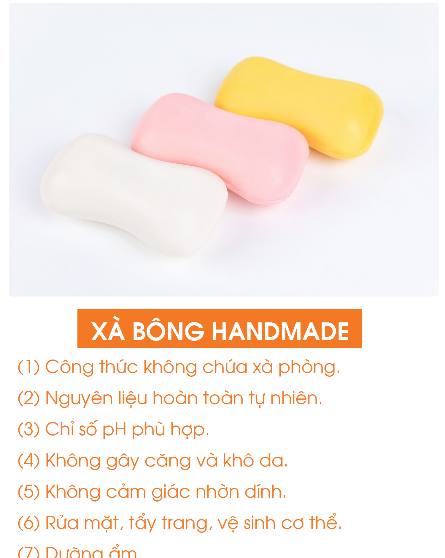 Set 3 bánh Xà bông tắm cạo râu Sinh Dược Mật ong giảm thâm sáng da dưỡng ẩm - 100% làm từ dược liệu thiên nhiên/ xà phòng handmade 100gr